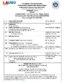 Agenda
