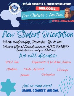 New Student Orientation Post