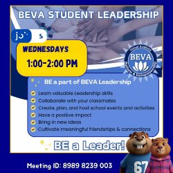 BEVA student leadership